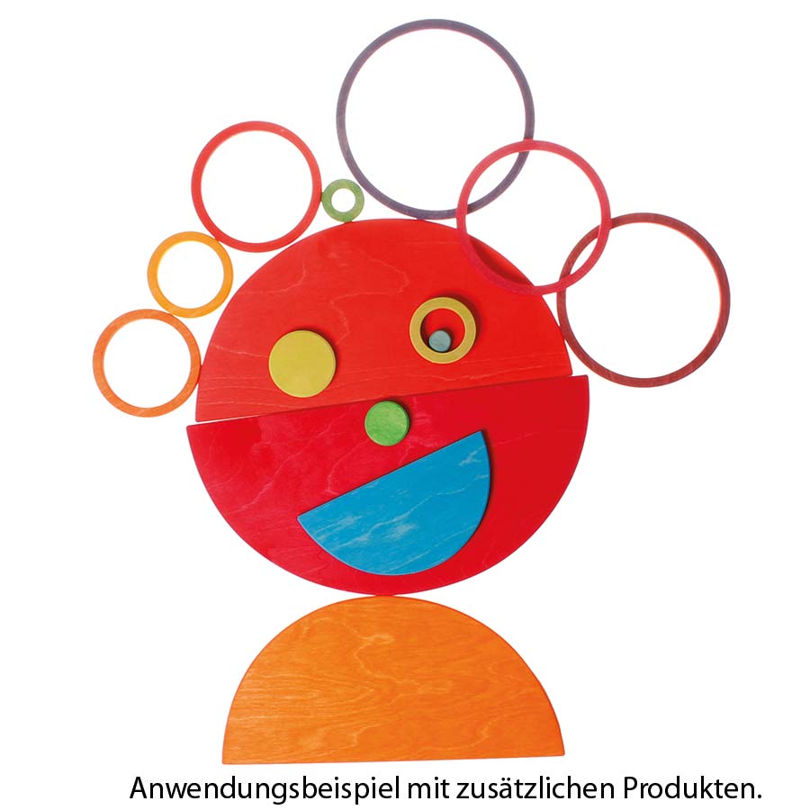 Halbkreise Platten Regenbogen Set