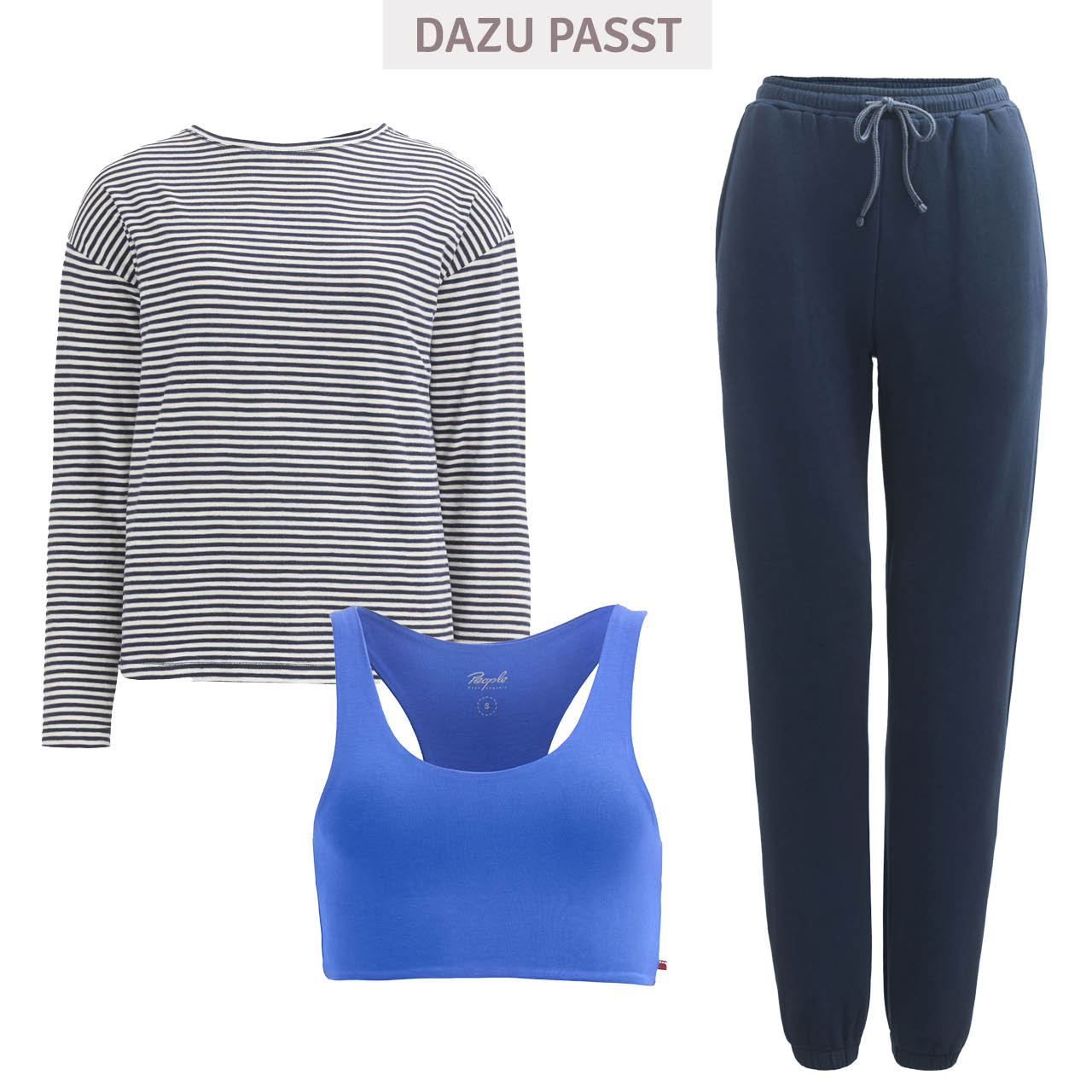 Damen Sport-BH royalblau