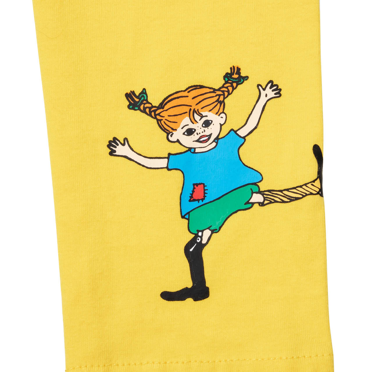 Leggings Pippi Langstrumpf gelb