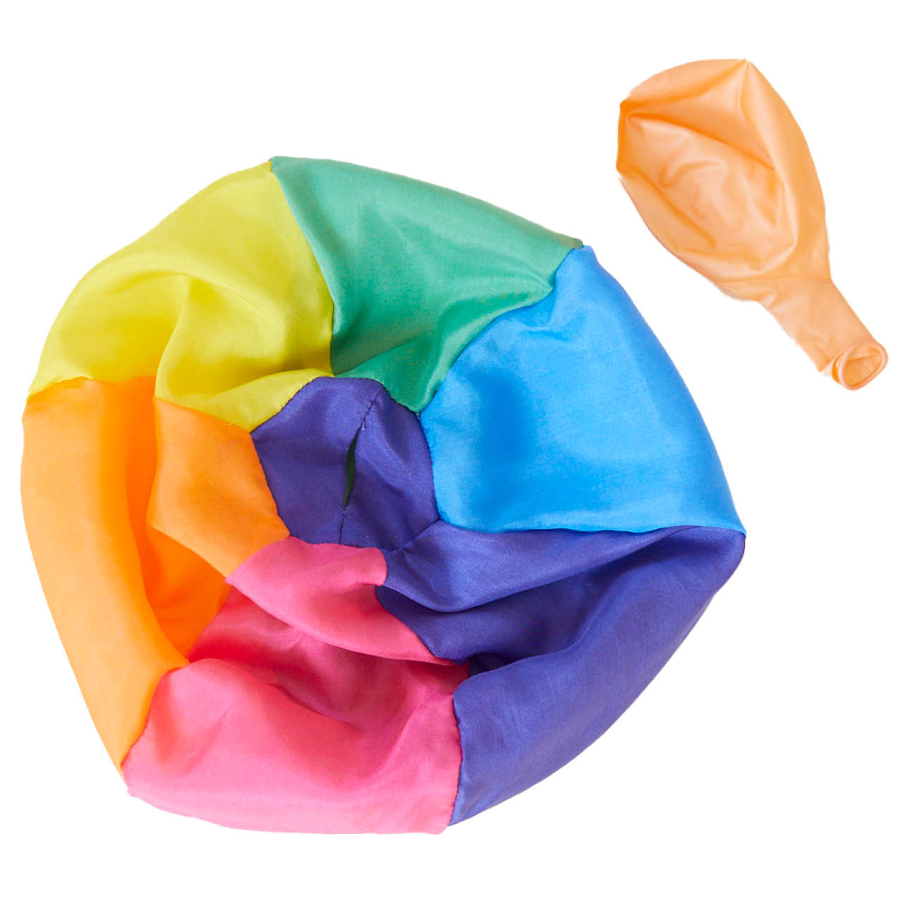 Regenbogen Luftballonhülle aus Seide