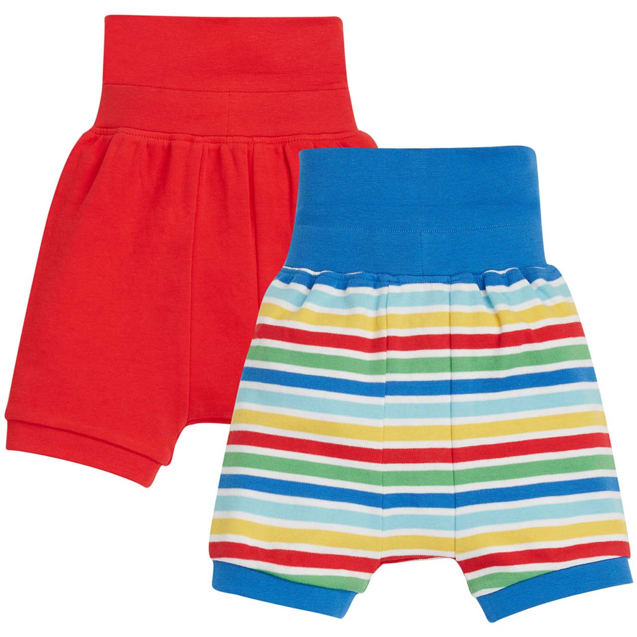 Leichte Shorts Doppelpack Regenbogen
