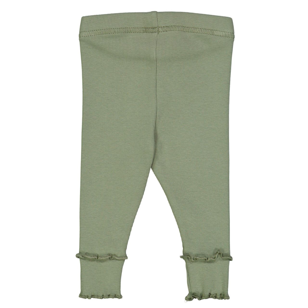 Edle Leggings Rippe khaki