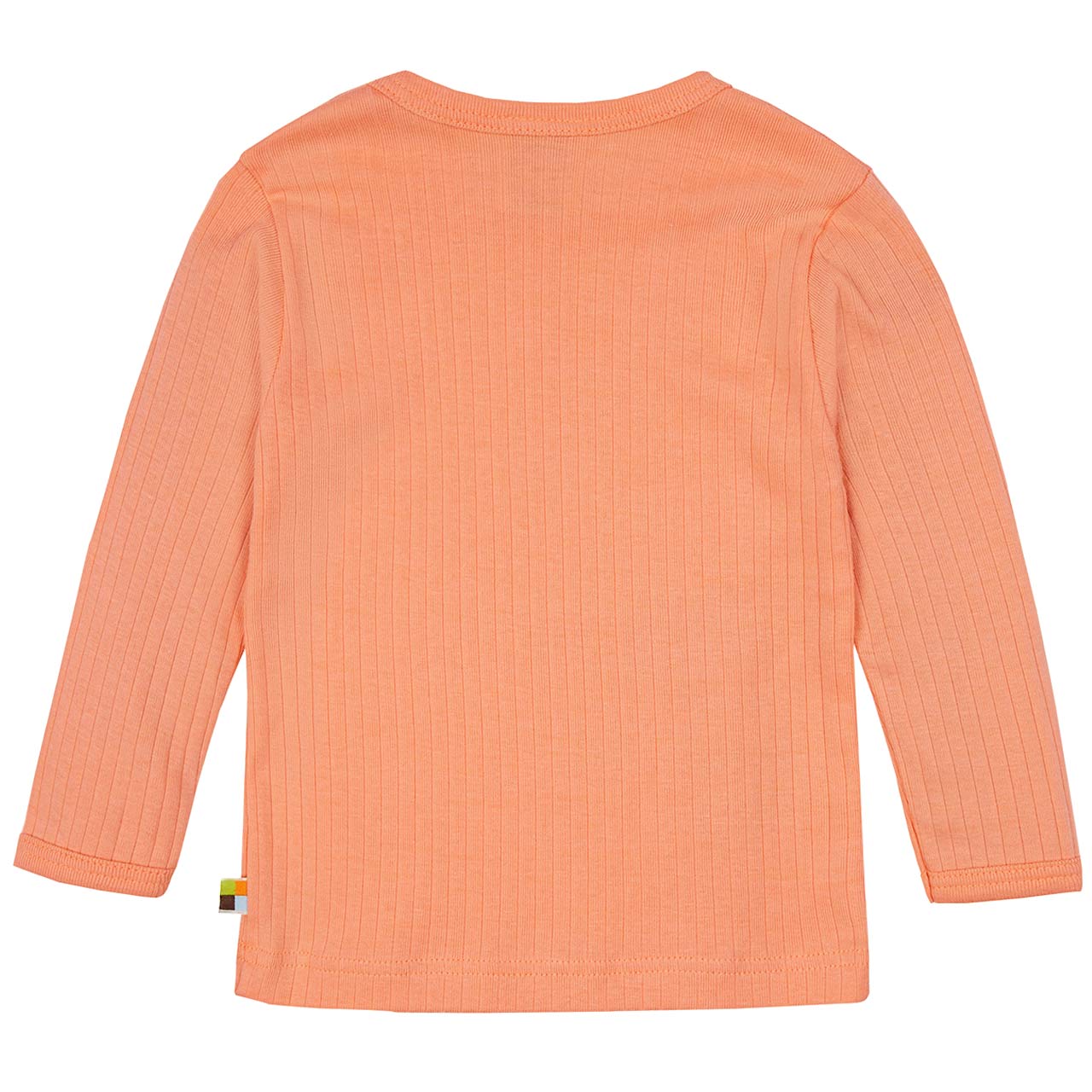 Weiches Langarmshirt Rippe Koala apricot