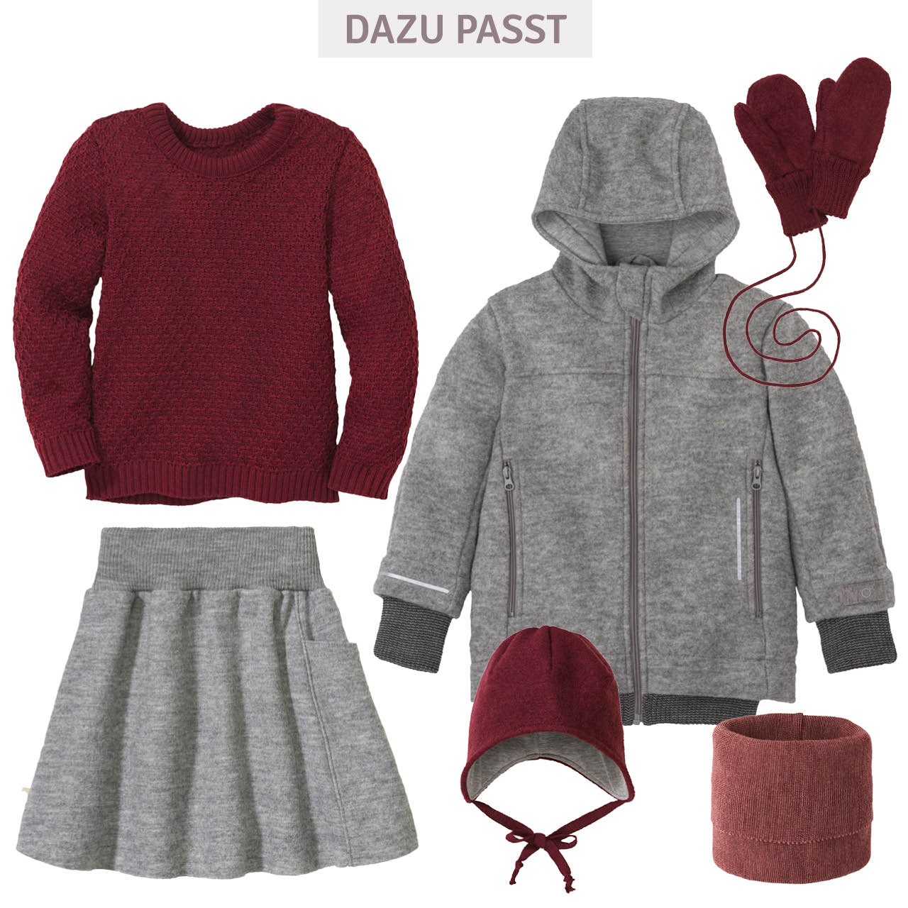 Walk Outdoor Jacke gefüttert grau