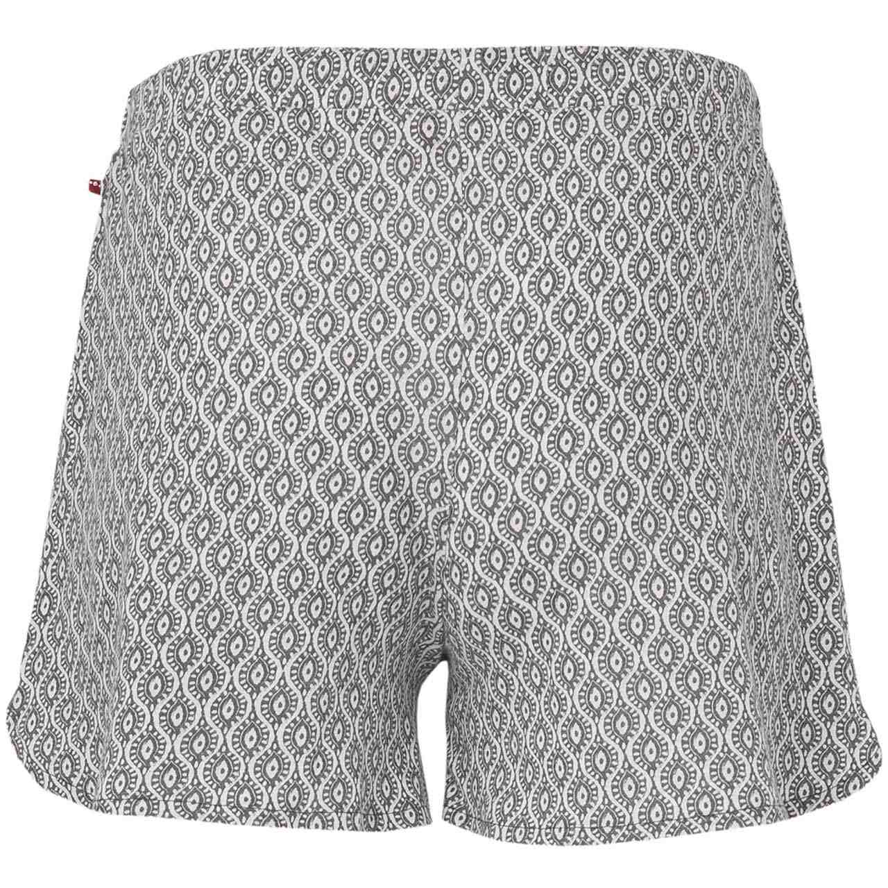 Luftige Shorts grau gemustert