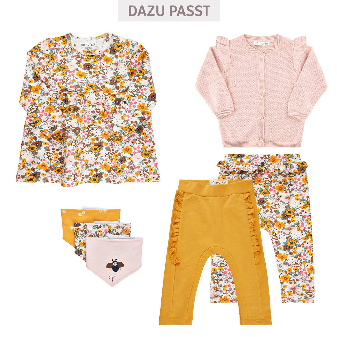 Babyhose Rüschen Blumen