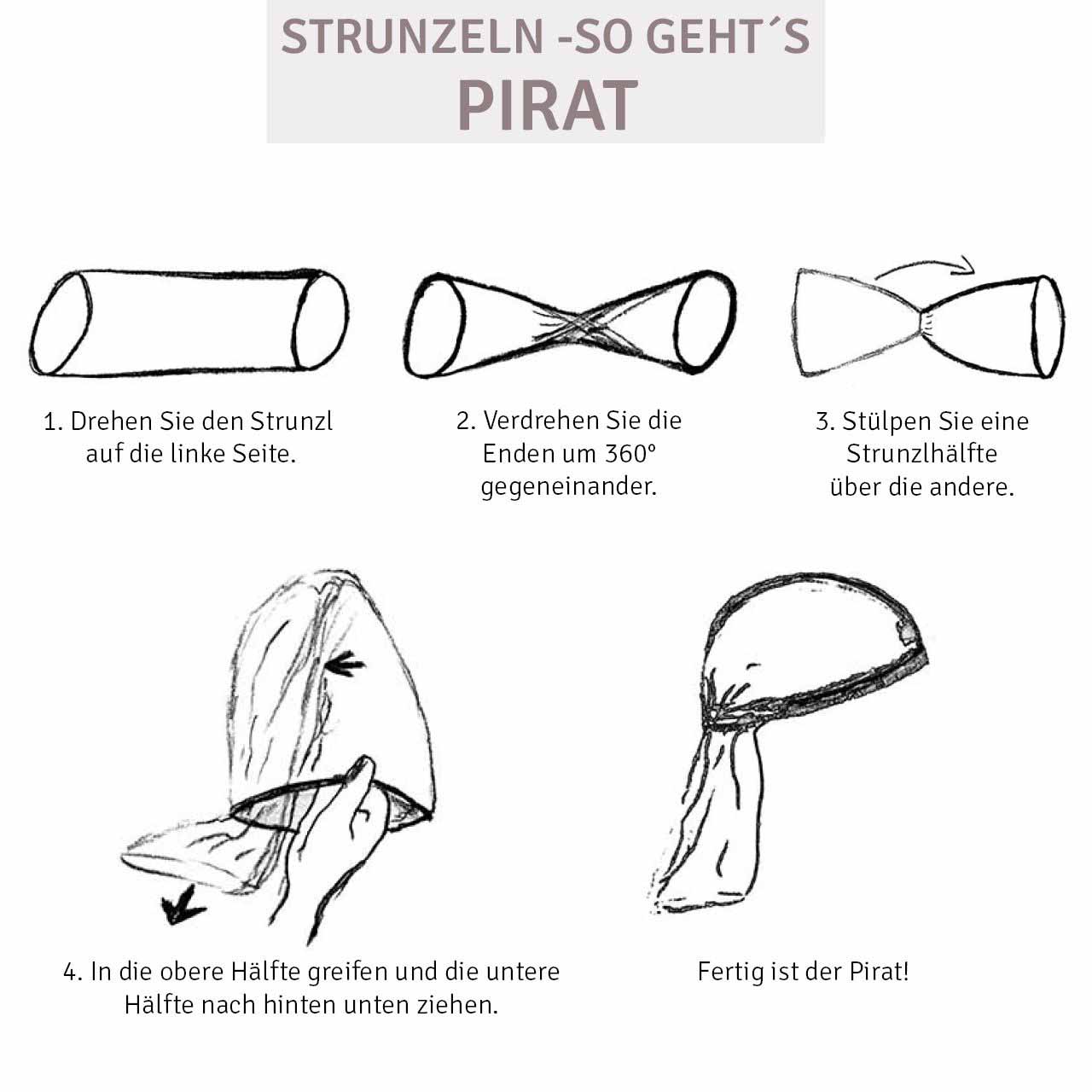 2in1 Schlauchschal oder Mütze Wolle Seide senf-grau