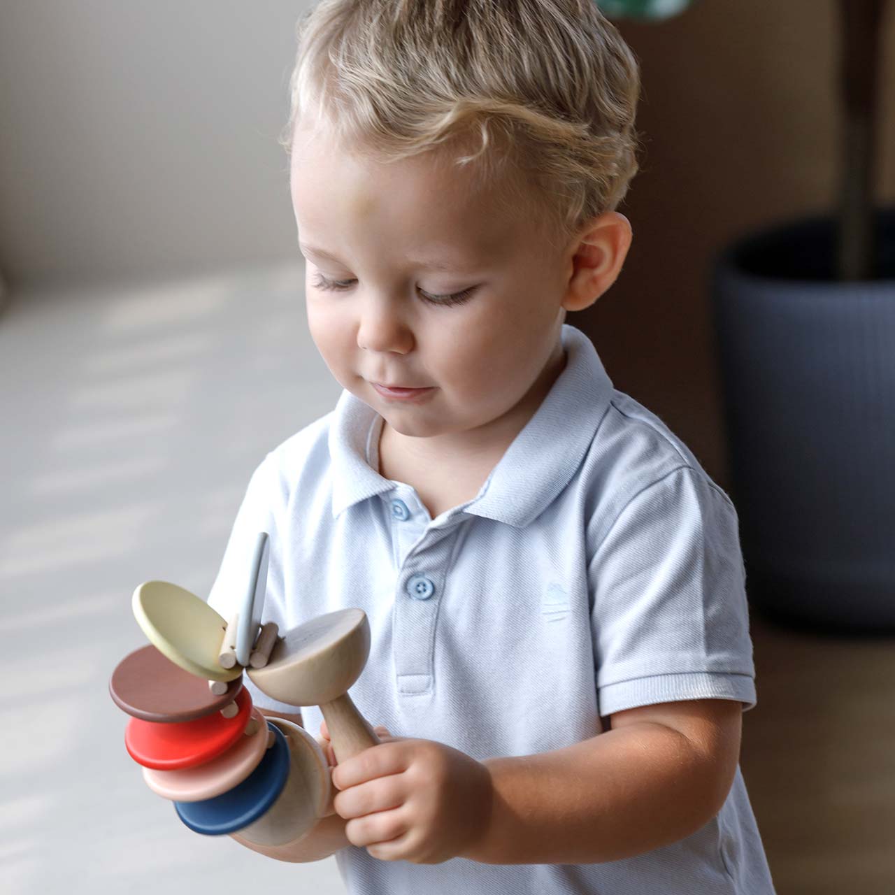 Klapper Musikinstrument für Kleinkinder ab 18 Monaten