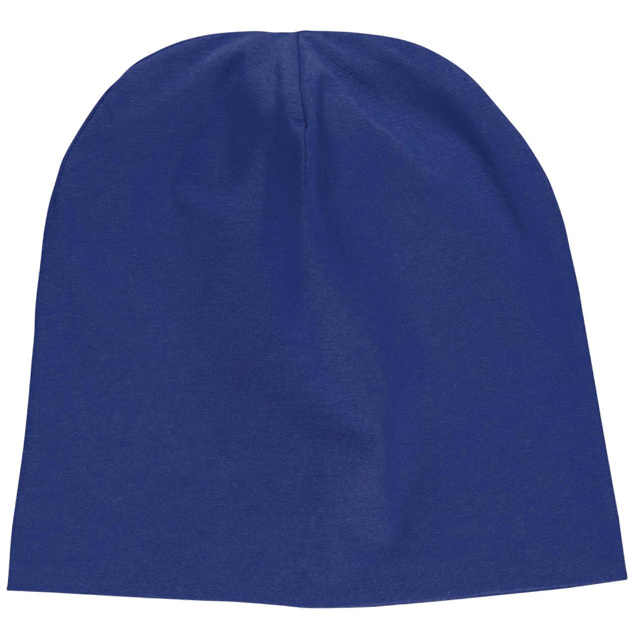 Softe dehnbare Beanie marine