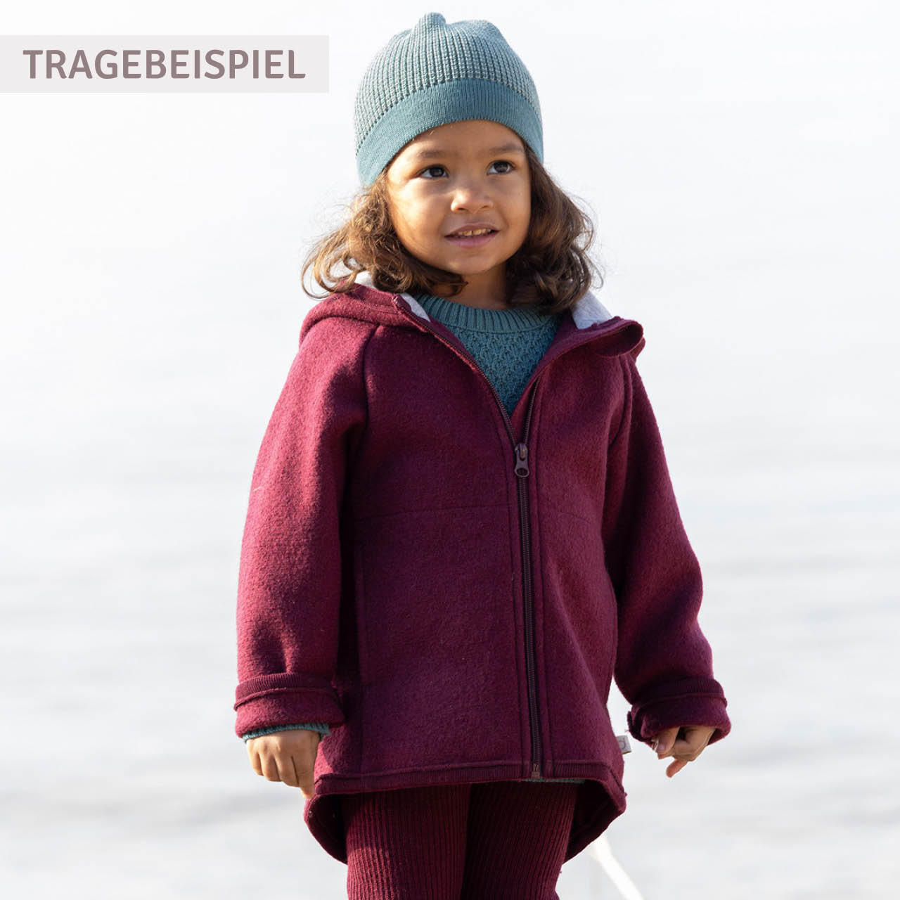 Walkjacke mit Reissverschluss rosa