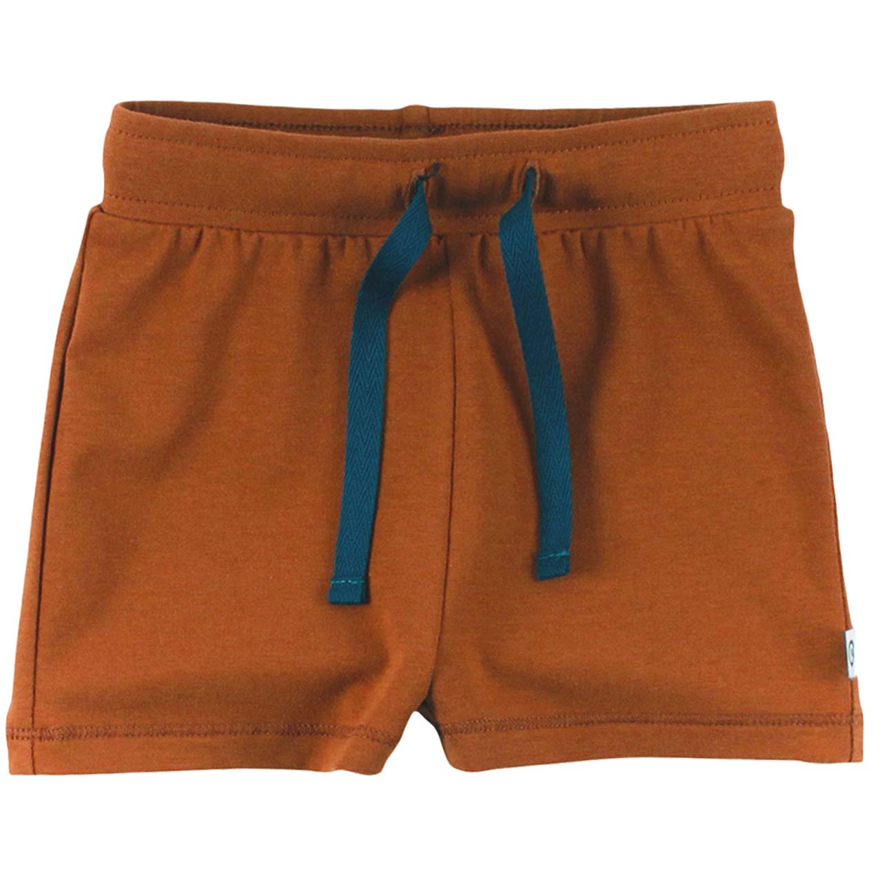 Leichte Shorts uni in ocker braun