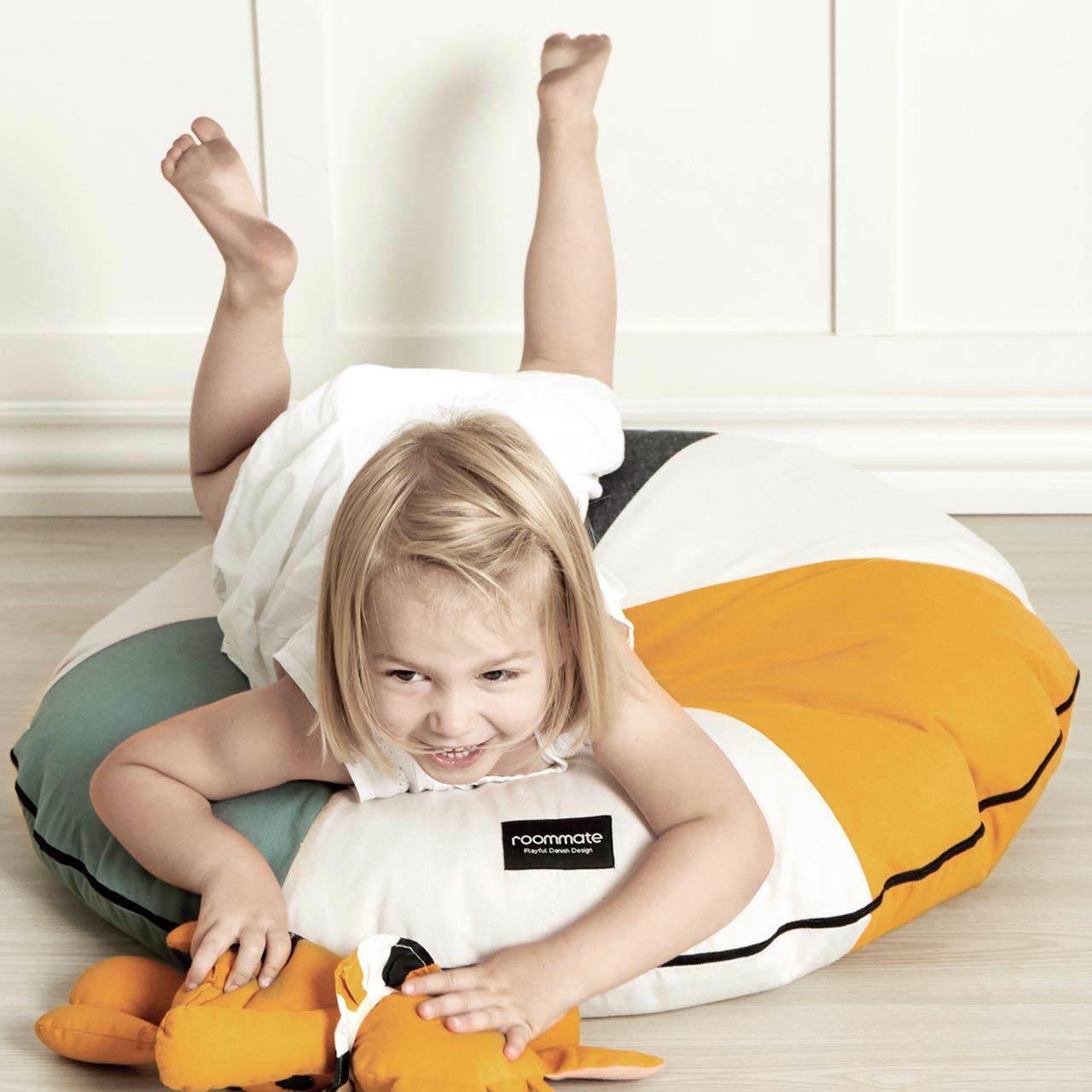 Bodenkissen 80 x 20 cm als Kindersitzkissen