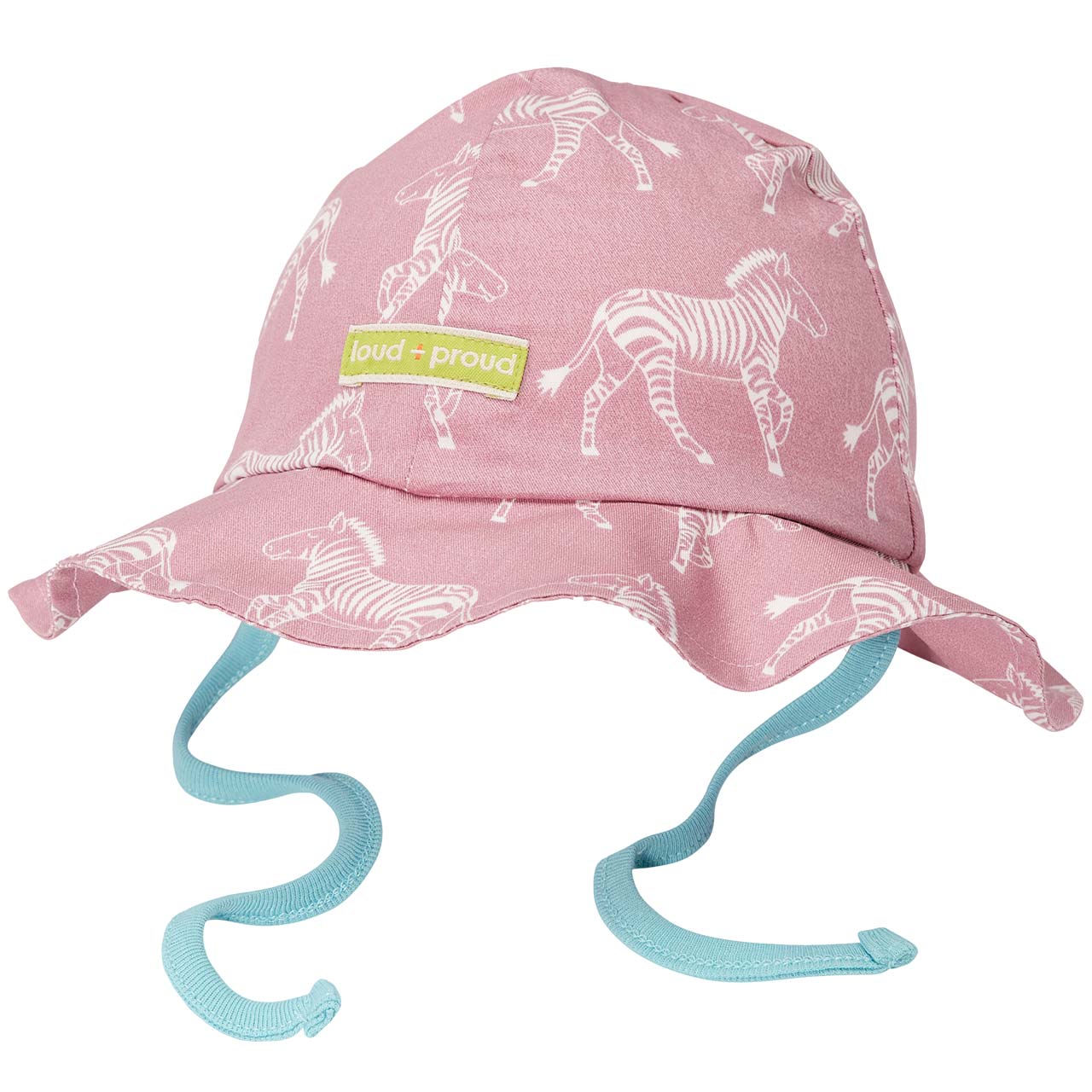 Sonnenhut wasserabweisend Zebra rosa