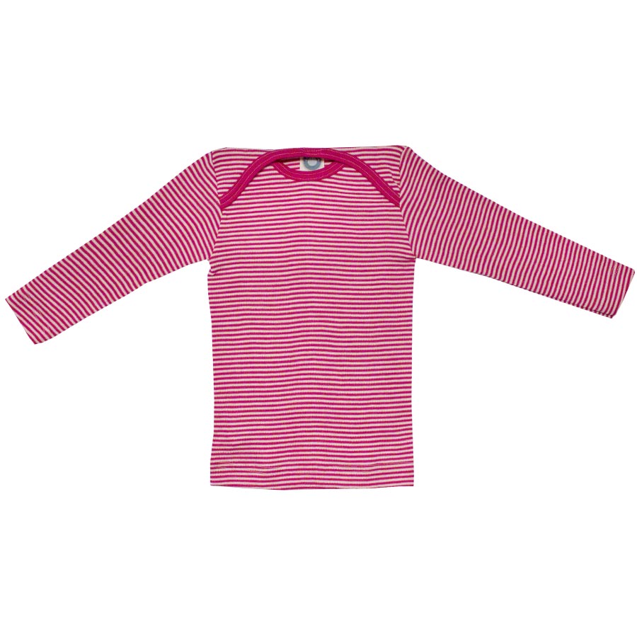 Cosilana Shirt rosa geringelt Wolle
