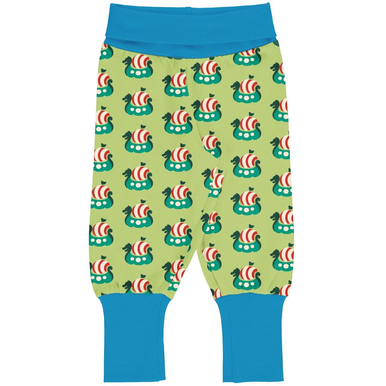 Mitwachsende Krabbelhose Bündchen Schiffe Mitwachsende Krabbelhose Bündchen Schiffe