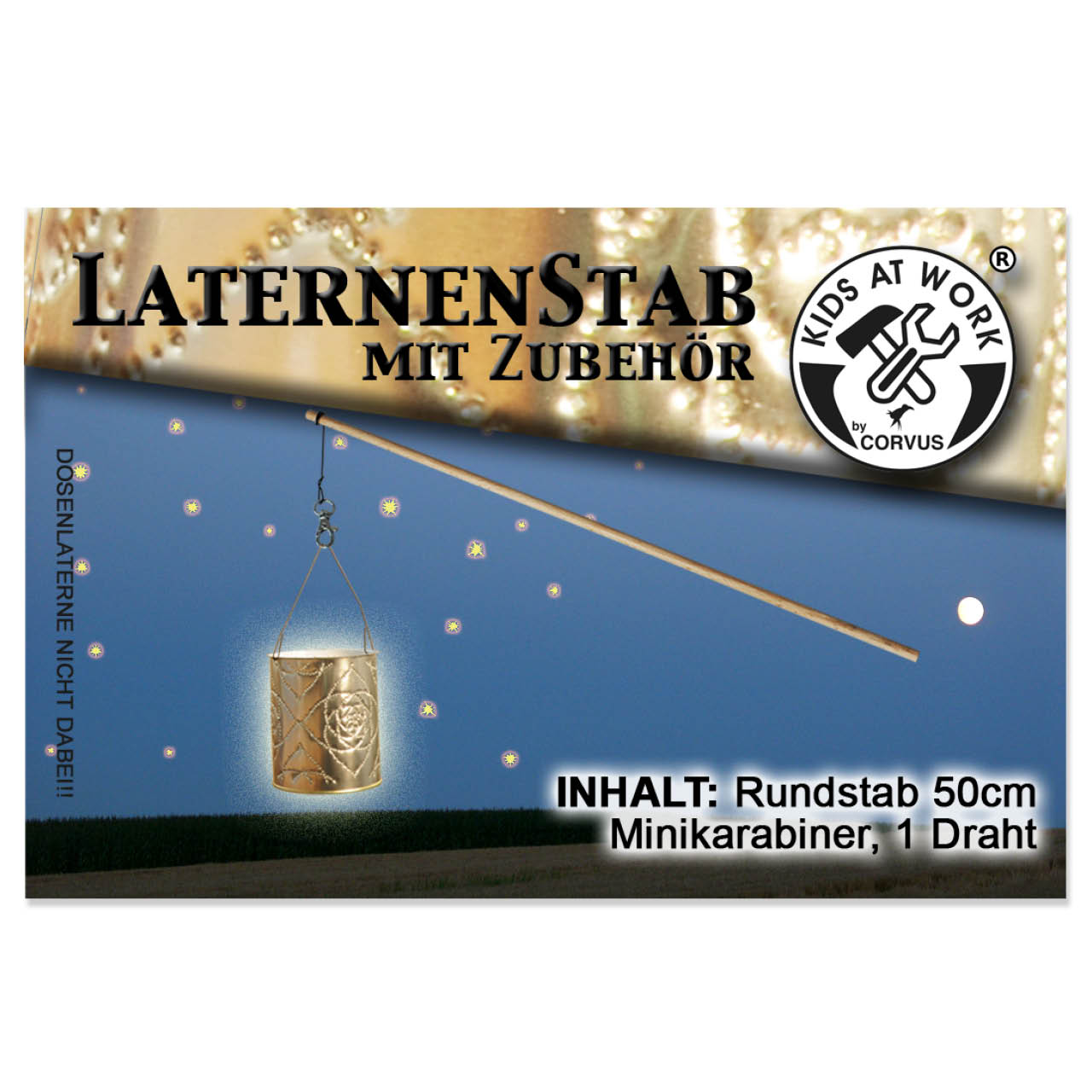 Laternenstab aus Holz