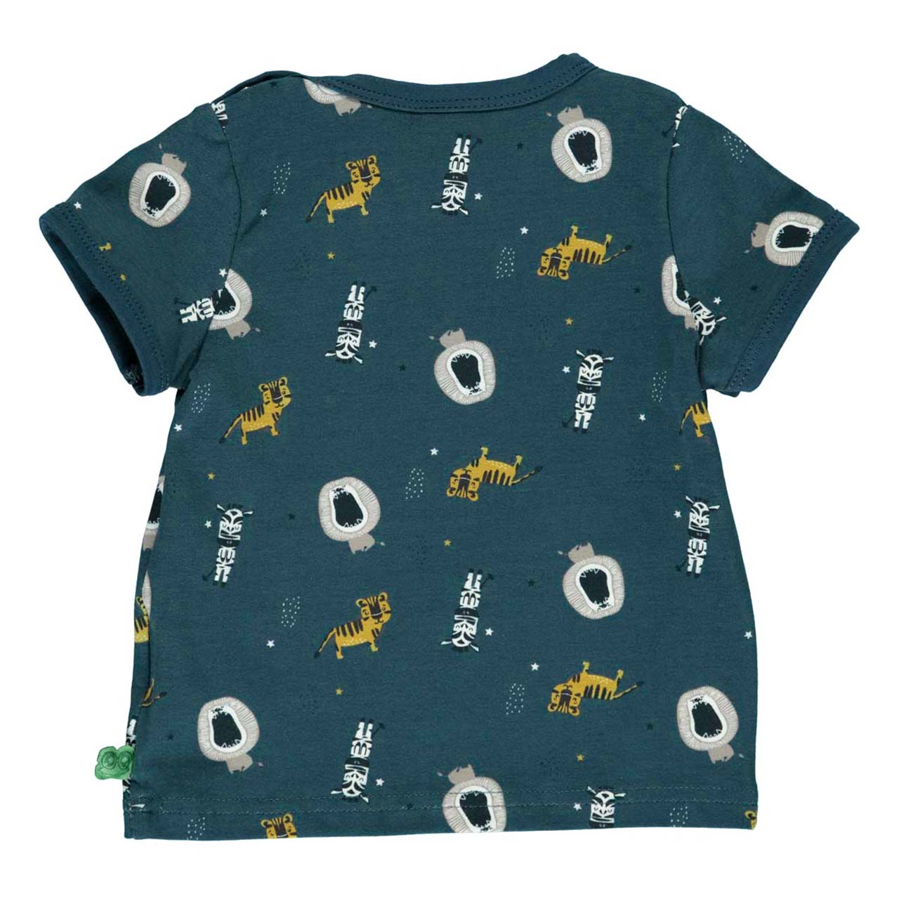 Kurzarm T-Shirt Safari-Tiere navy