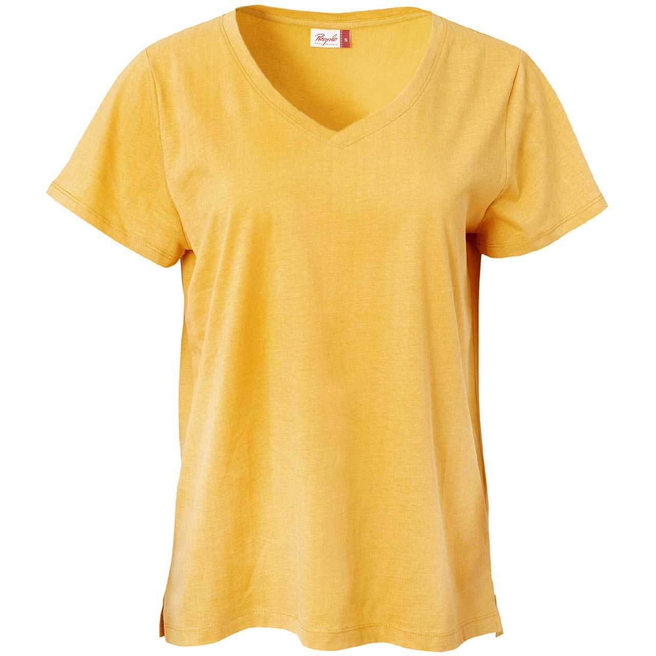 Lockeres Damen T-Shirt gelb