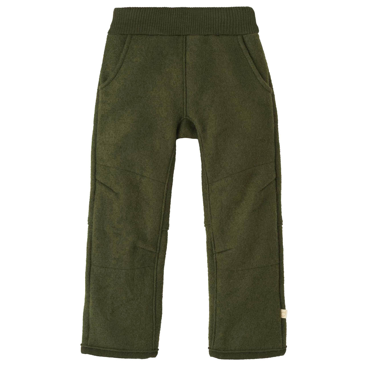 Warme Walkhose Wolle oliv