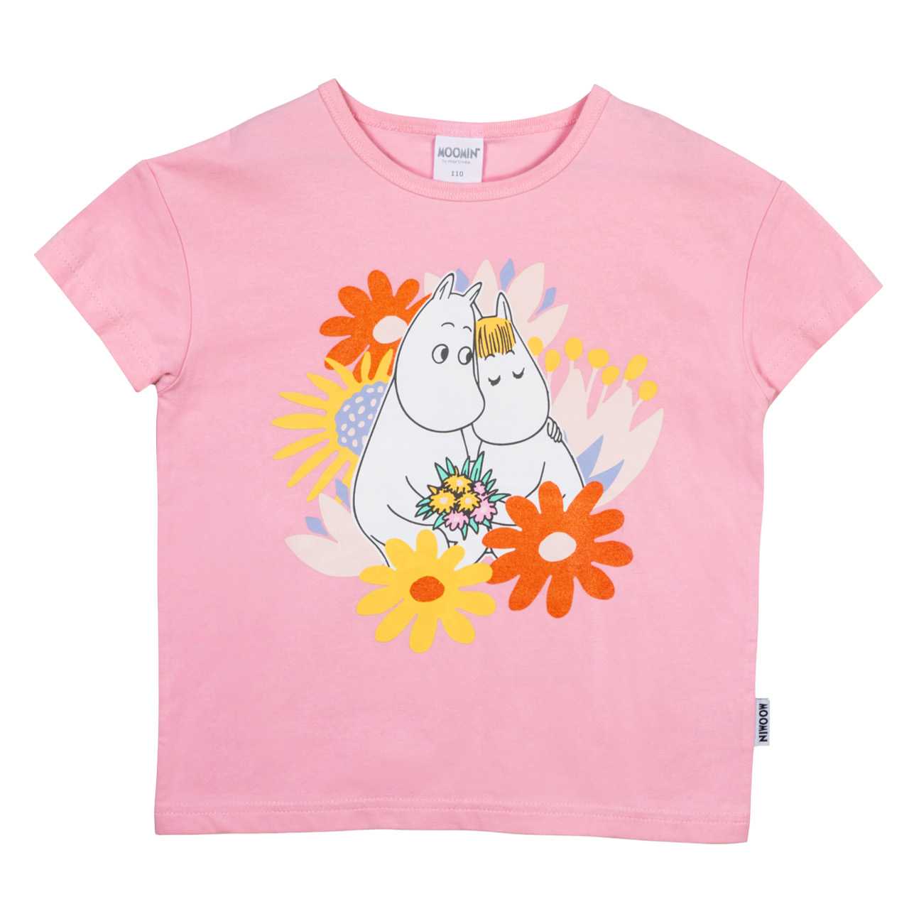 Süßes T-Shirt Mumins rosa