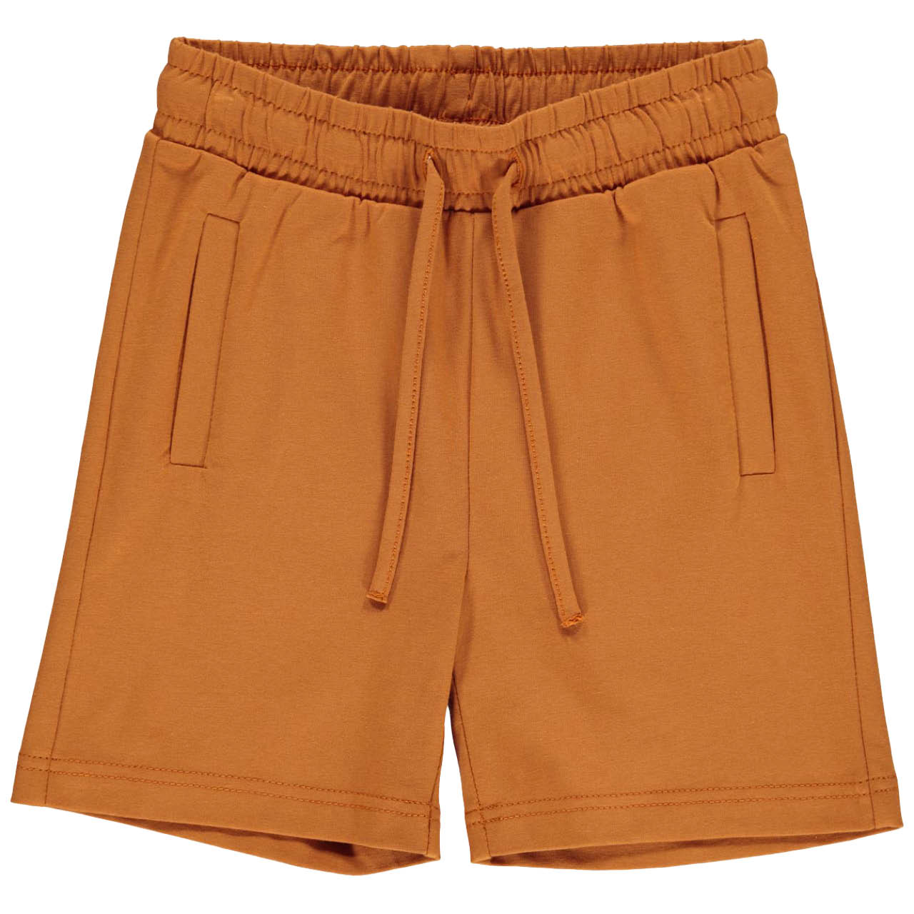 Weite Jersey Shorts uni braun