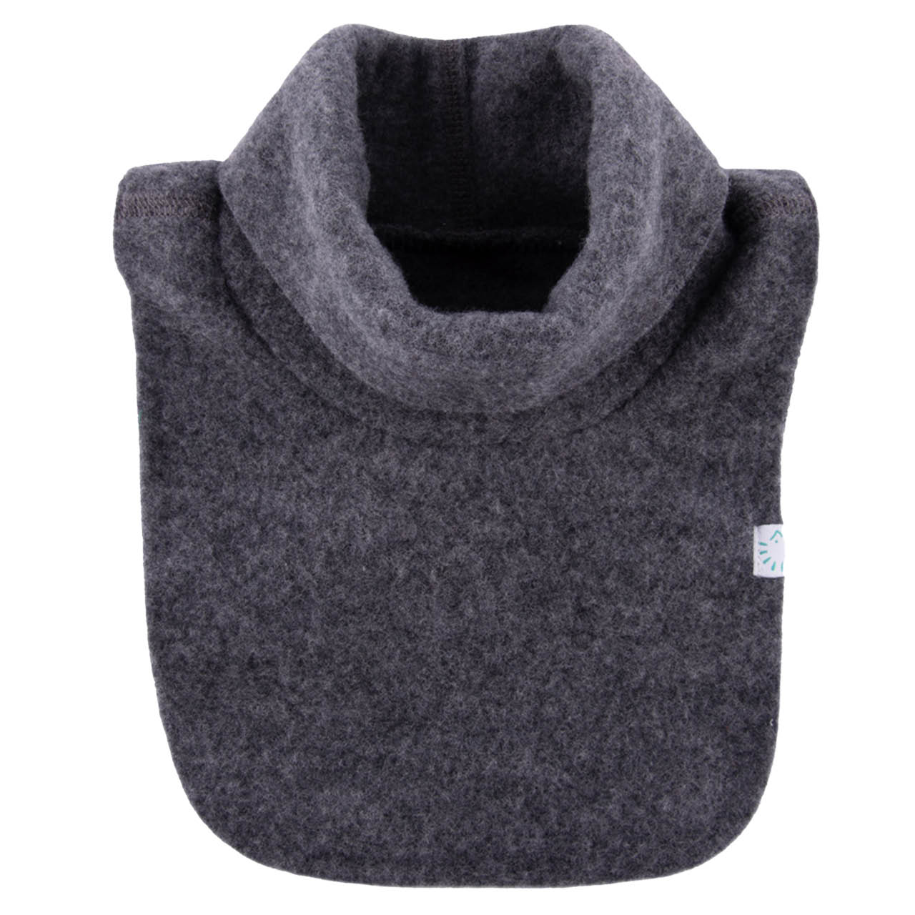 Warmer Wollfleece Schlupfschal anthrazit