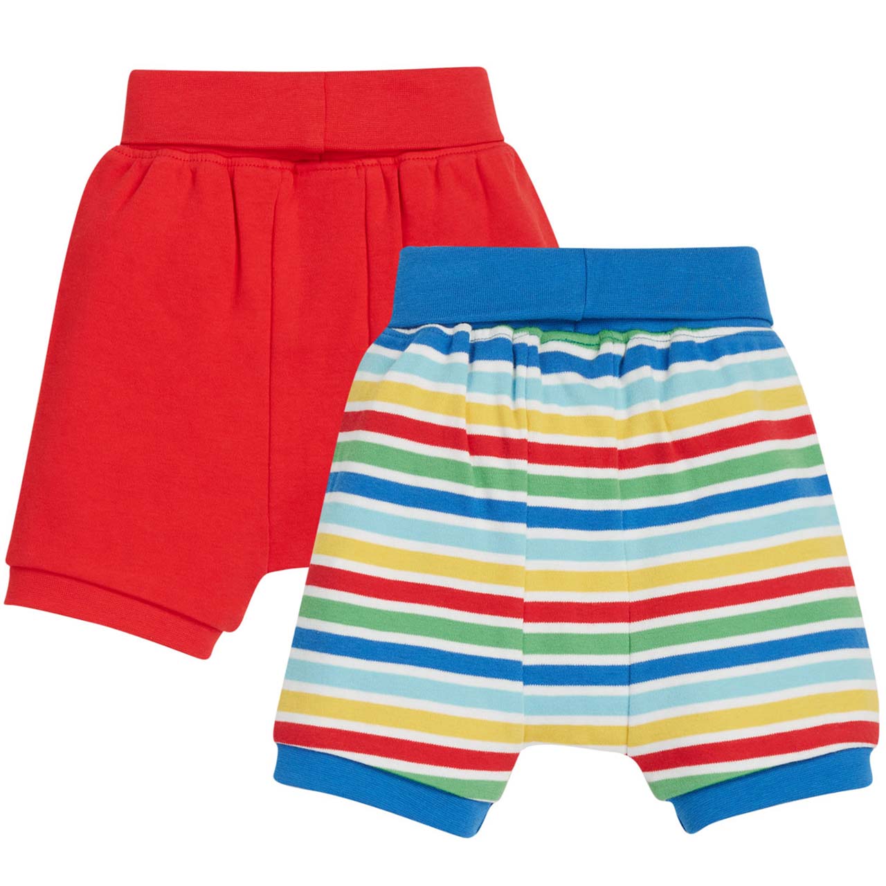 Leichte Shorts Doppelpack Regenbogen