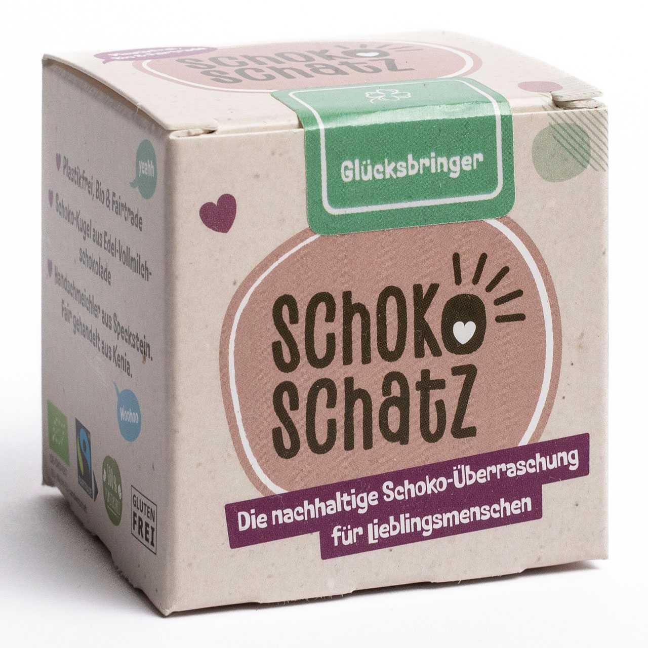 SchokoSchatz Zartbitter-Schokolade – Glücksbringer