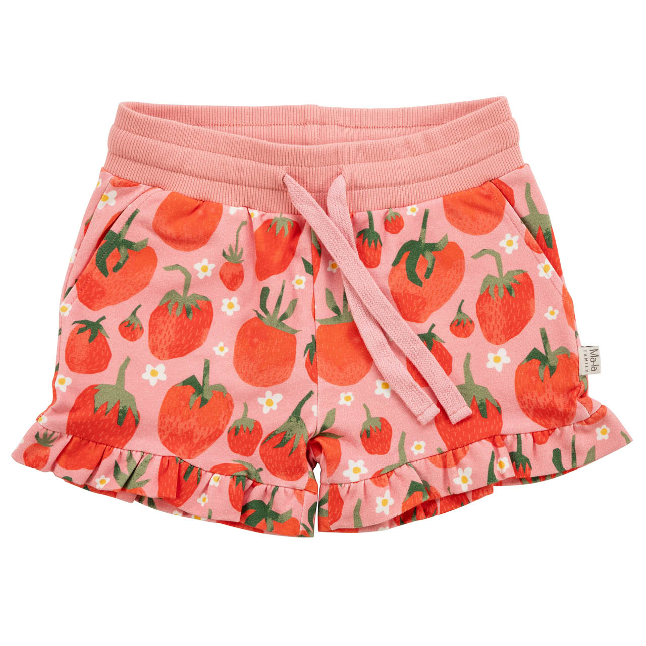 Volant Erdbeer Shorts rosa