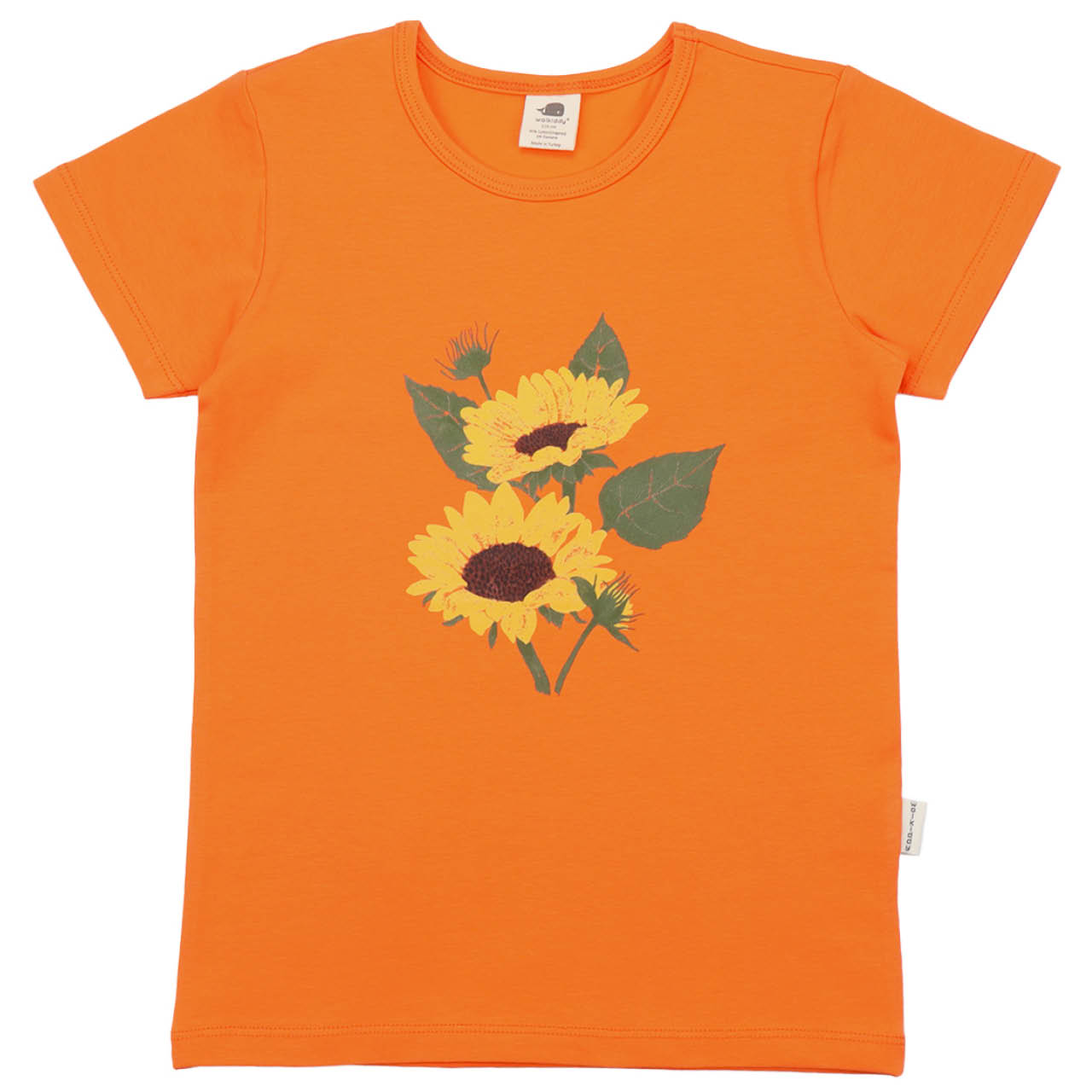 Sonnenblume Shirt kurzarm orange