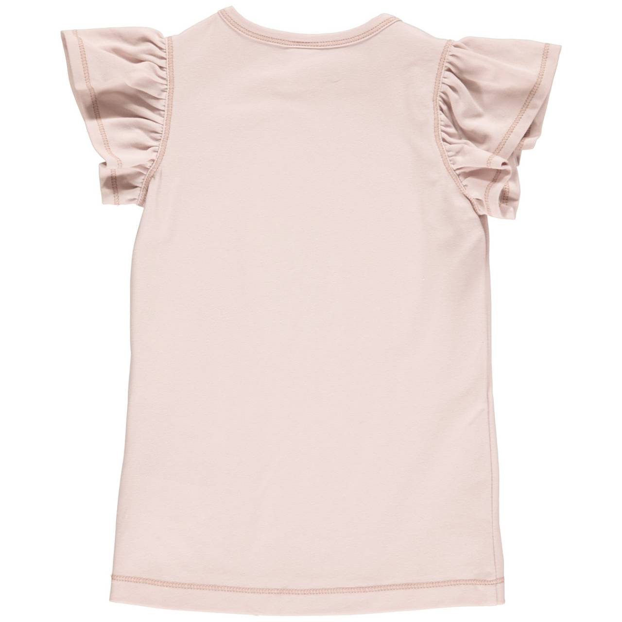 Edles T-Shirt Schmetterlingsärmel rose