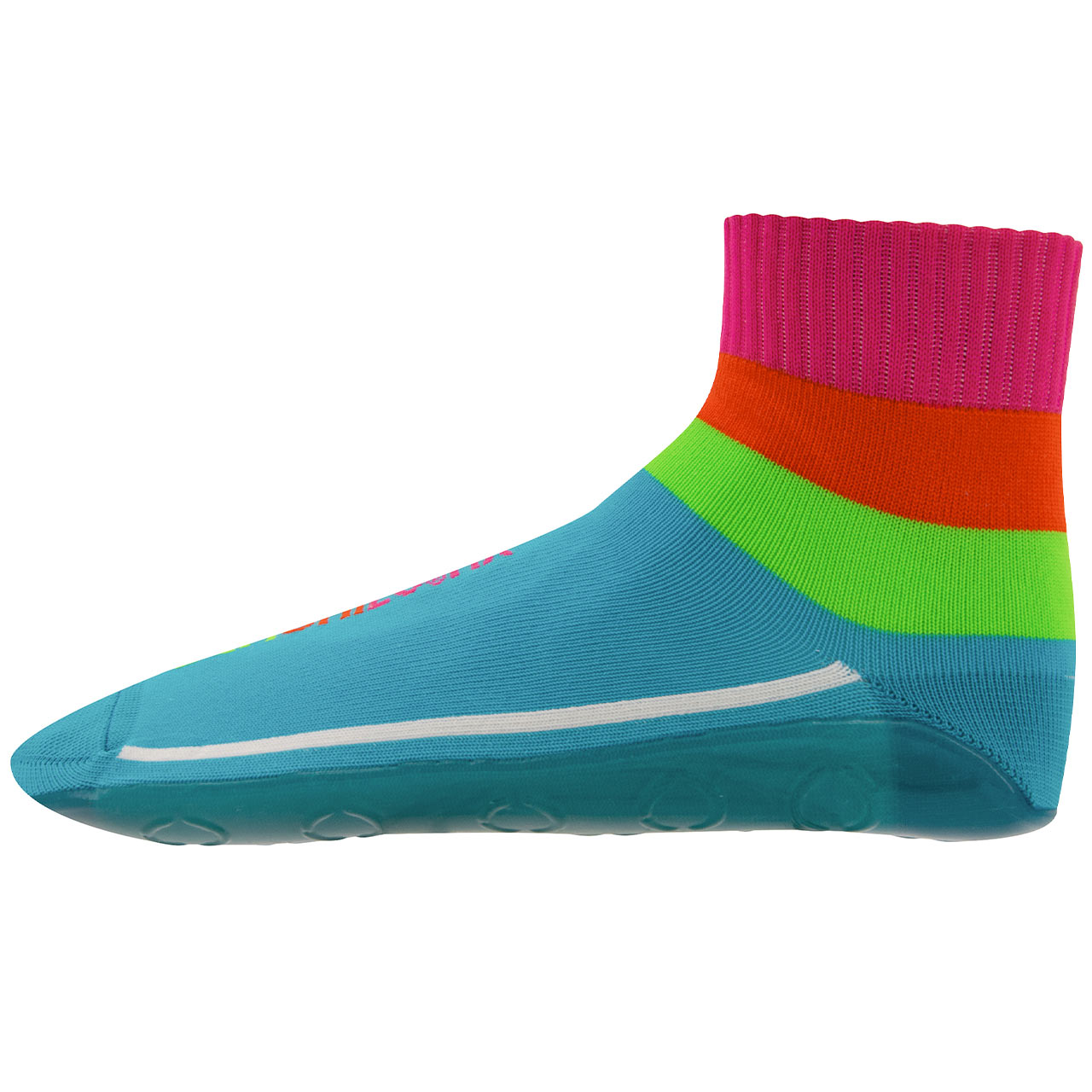 Beachies Erwachsene Strand- und Wattsocken blau Rainbow