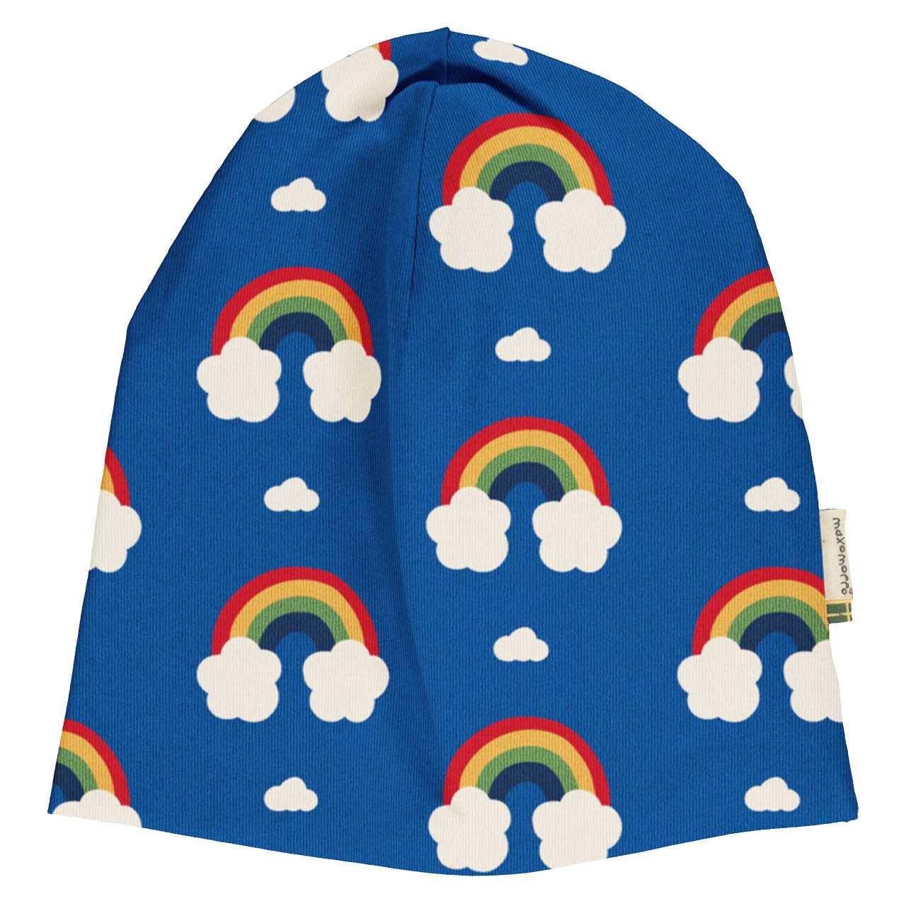 Sweat Beanie Regenbogen blau