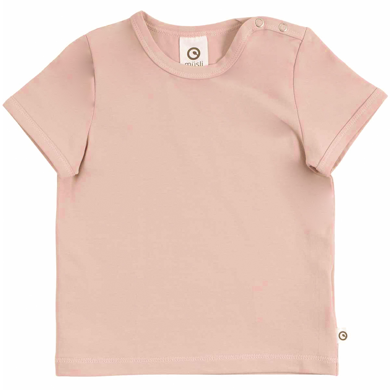 Schlichtes elastisches T-Shirt rosa