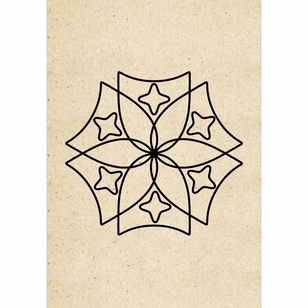 Mein Graspapier Malblock – Mandalas