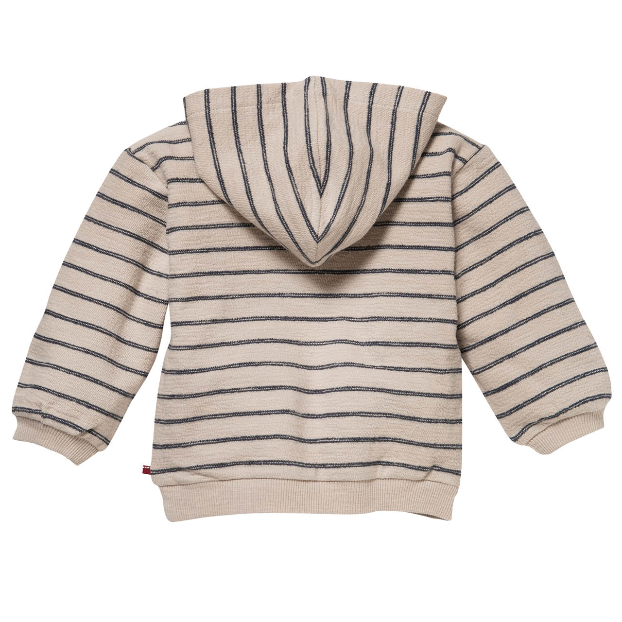 Warmer Sweat Hoodie beige geringelt