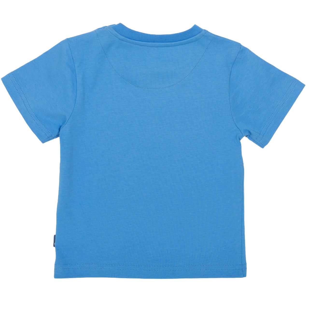 Leichtes T-Shirt Feuerwehrauto blau