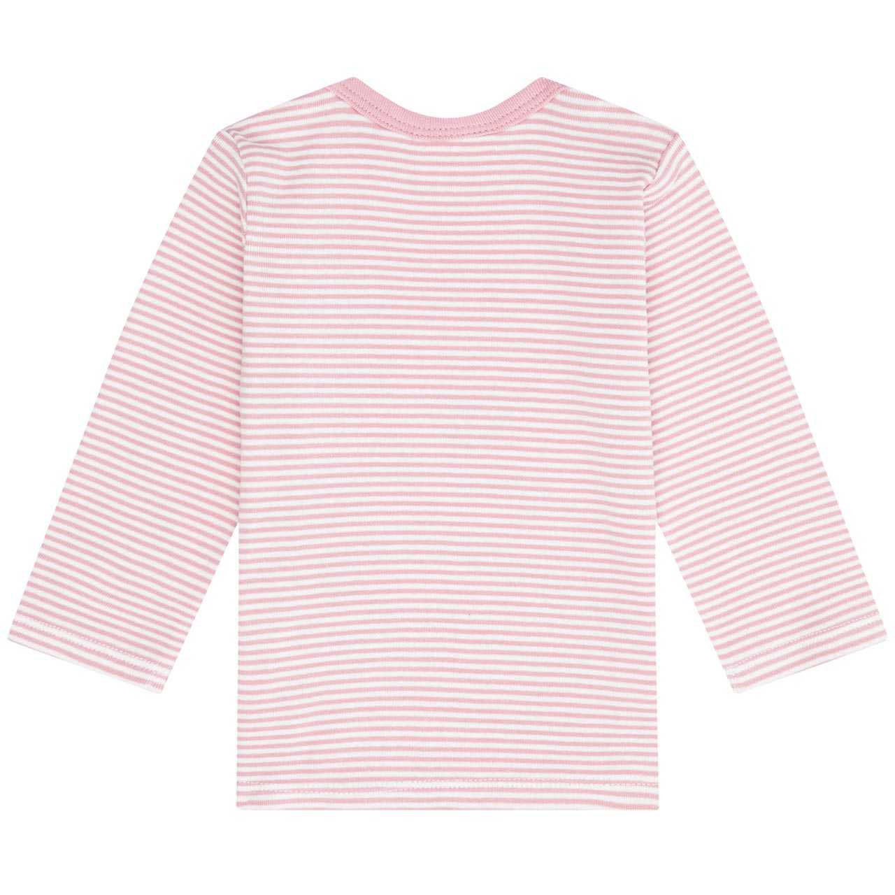 Langarmshirt Tukan Druckknöpfe rosa