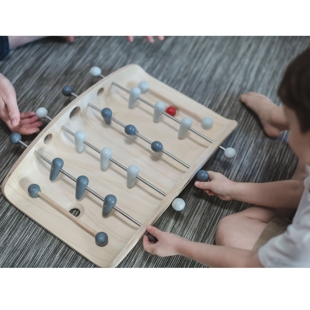 Tischkicker - Tischfussball für Kinder ab 3 - 99 Jahren aus Holz