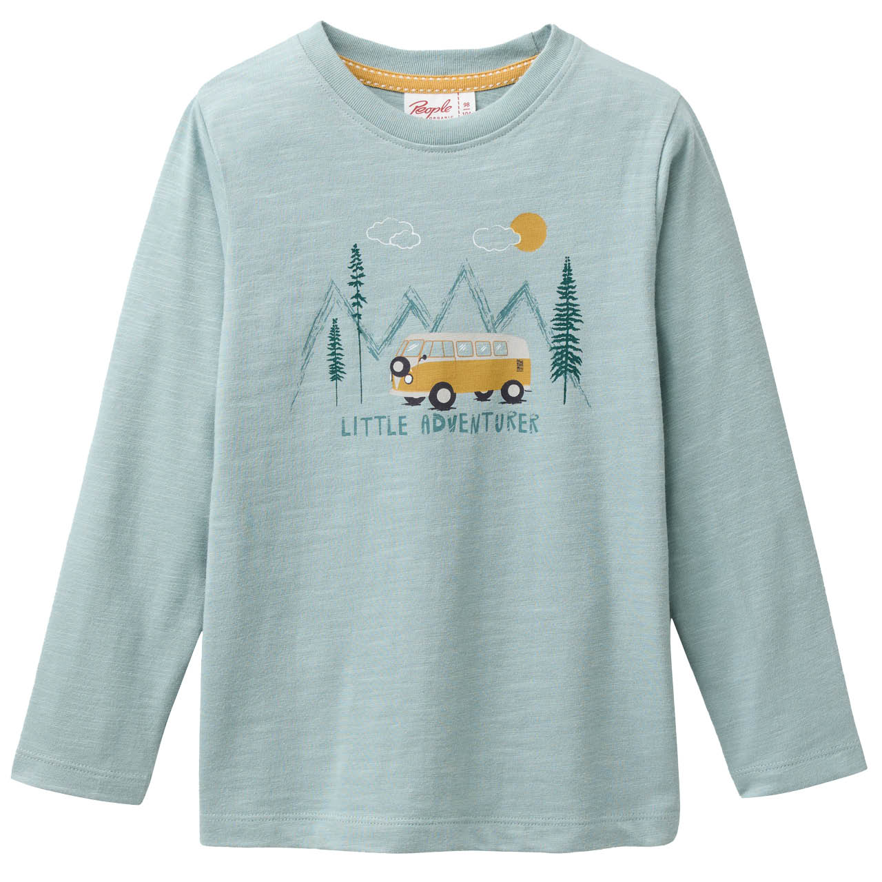 Weiches Langarmshirt Road Trip salbei