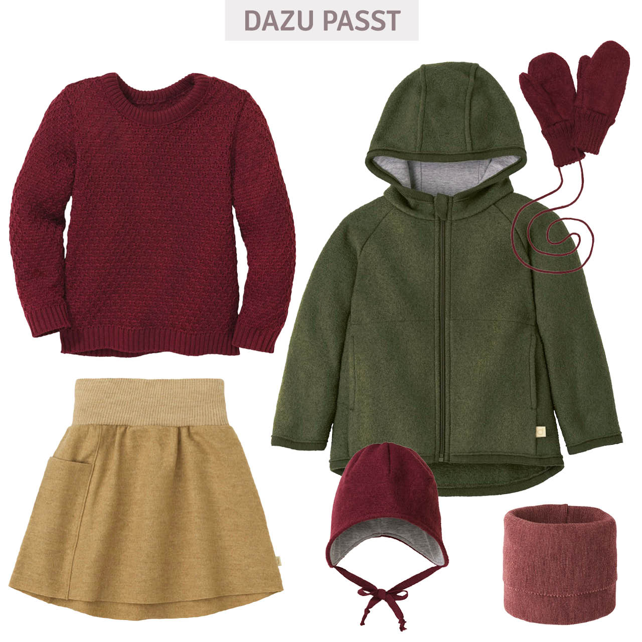 Walkjacke mit Reissverschluss oliv