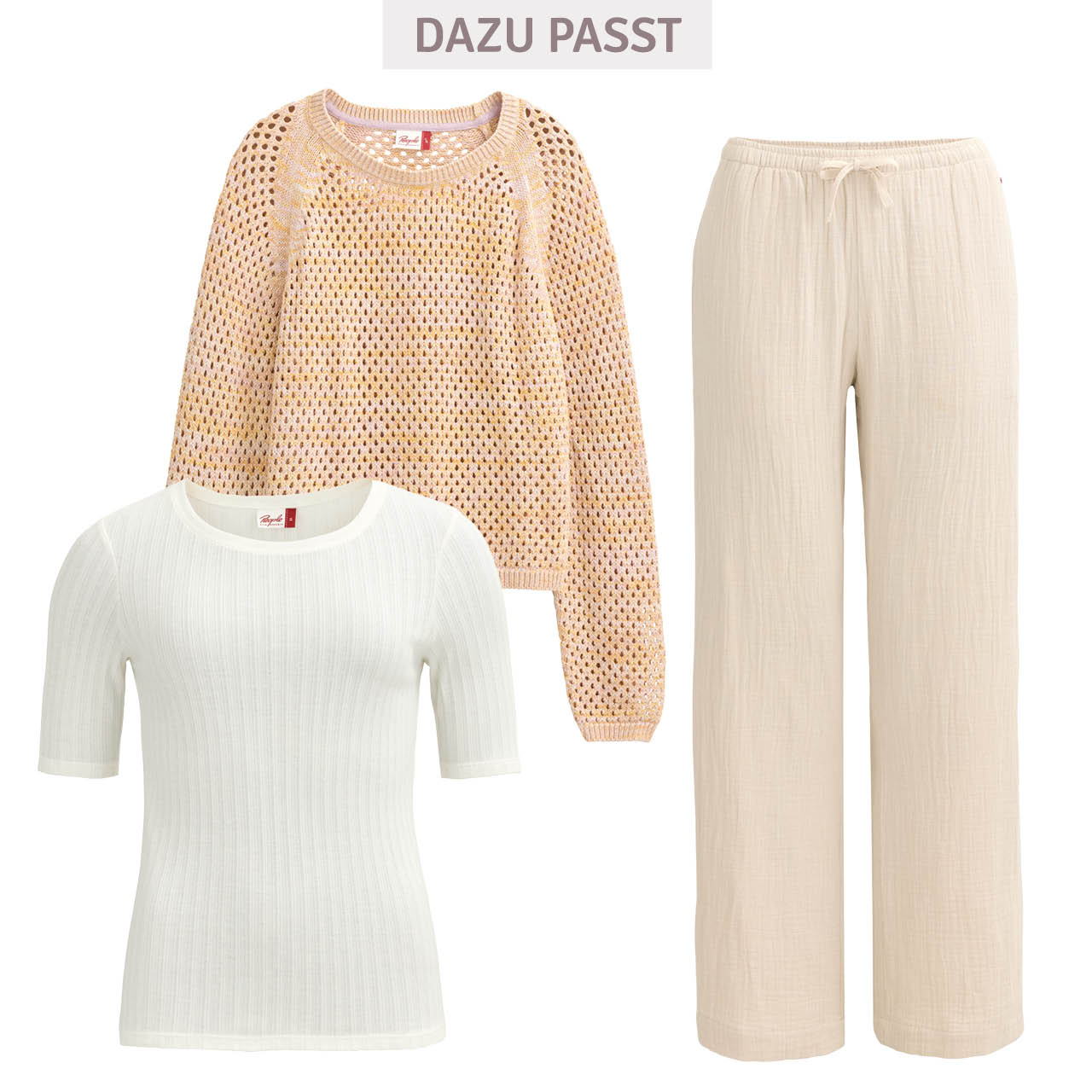 Softes Damen Halbarm Shirt weiß