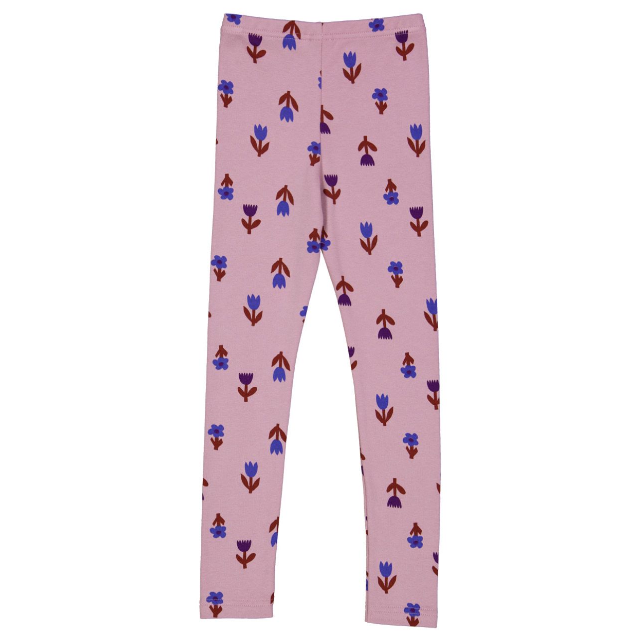 Weiche Leggings Blumen rosa