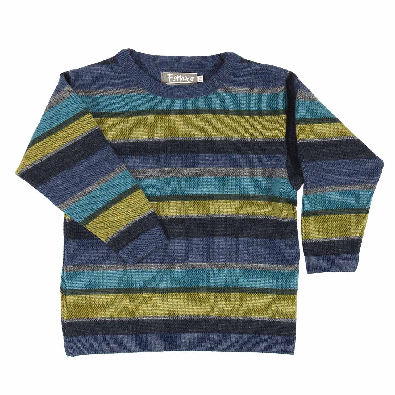 Warmer Jungen Pullover Schurwolle blau