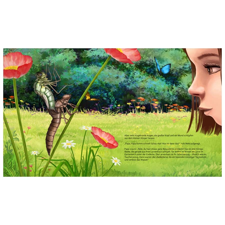 Sachbuch „Eine Königslibelle in Neles Garten“