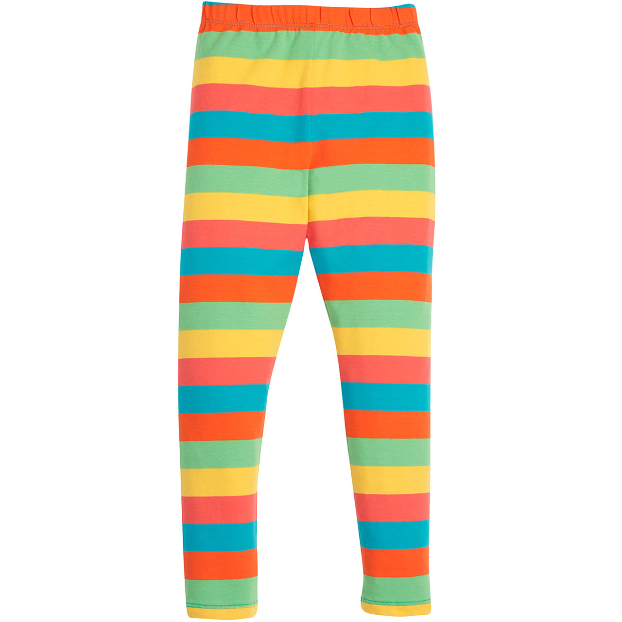 Leggings Regenbogen Streifen gelb