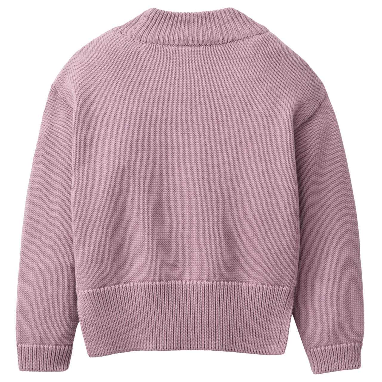 Weicher Strickpullover mauve