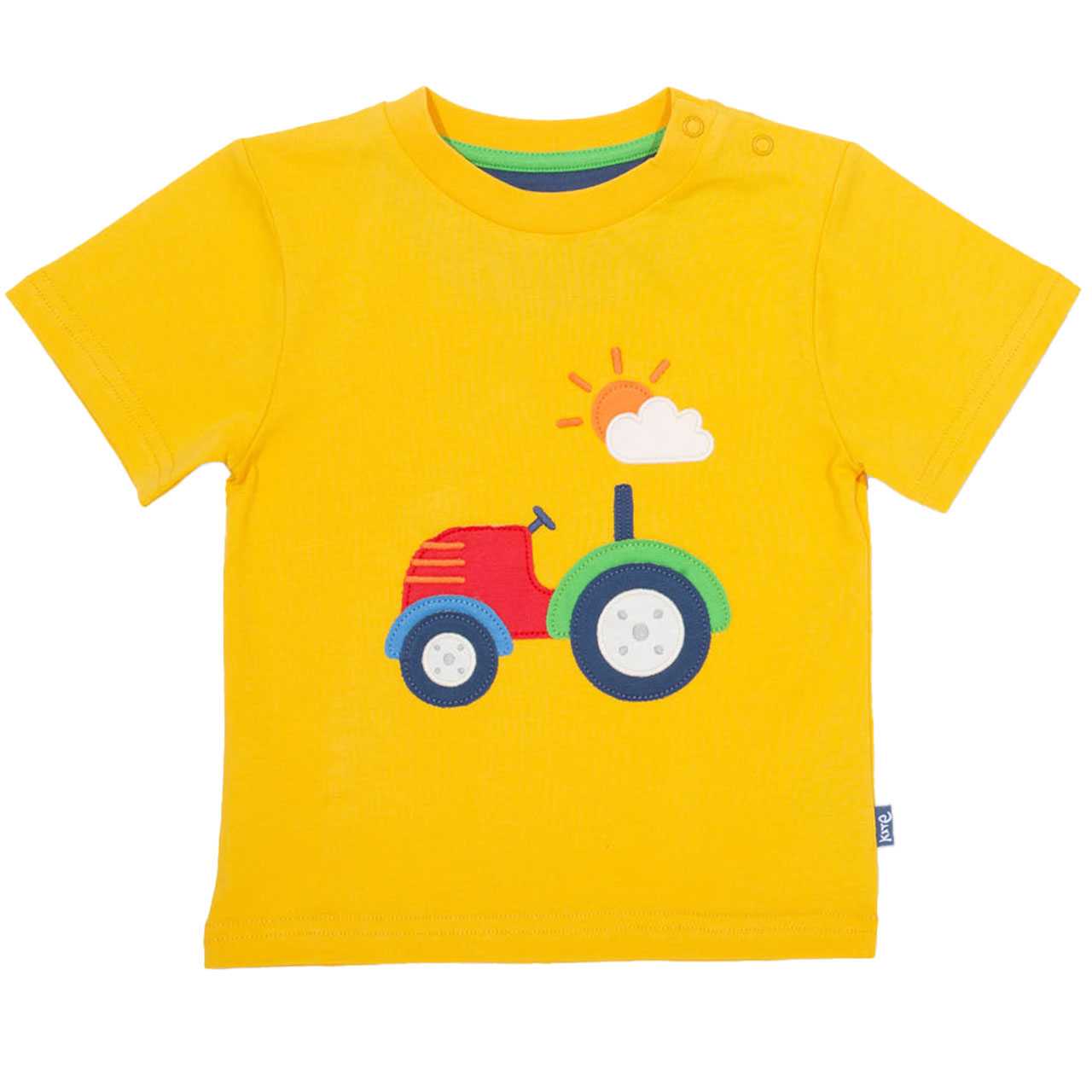 Leichtes T-Shirt Traktor gelb