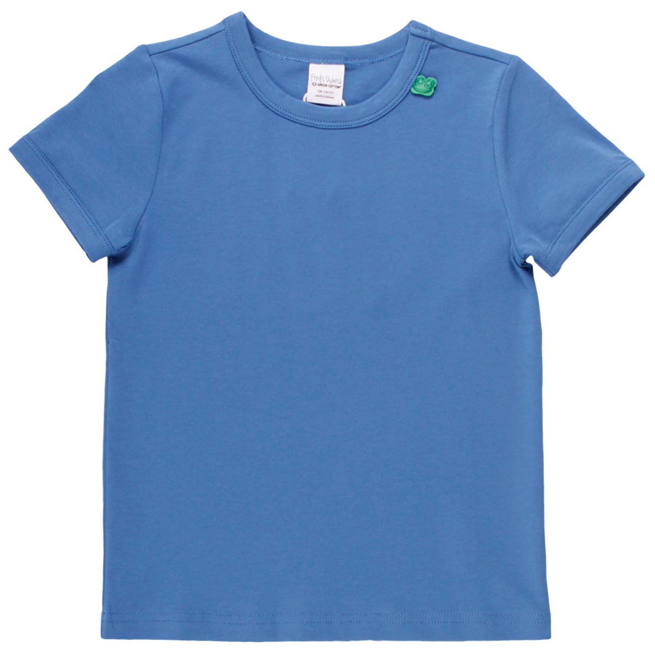 Shirt kurzarm Basic in blau
