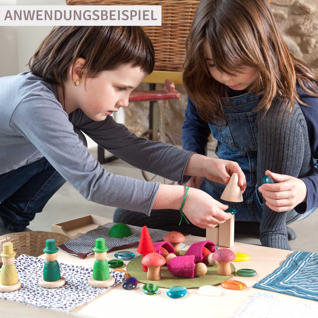 Nins® of the forest – Holzspielzeug Set ab 3 Jahre